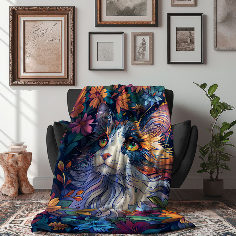  Couverture beauté pétale, L 60 po x L 80 po