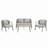 Durable And Comfortable Outdoor Seating Set,Suitable For Patios, Lawns, And Poolsides-1957540698