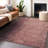 Machine Washable Indoor/Outdoor Xhevrie Coral Rug-972704155