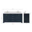 Meuble-lavabo double avec plateau Abshire 73-93359383