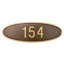 Plaque d’adresse murale sur 1 ligne wilshire-257788883