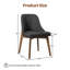 Ensemble de table et de chaises de salle à manger ovales de 170 cm (67 po) avec des chaises rembourrées, en rotin, avec double piétement pour 2 à 6 personnes.-96657763