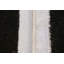 Tapis oriental noir Dhurrie 6X9