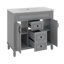Meuble-lavabo de 36 po avec lavabo supérieur, conception moderne-2135723882