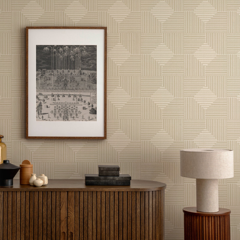 Woven Basket - Wallpaper, Canvas, Paper, Non-Pasted