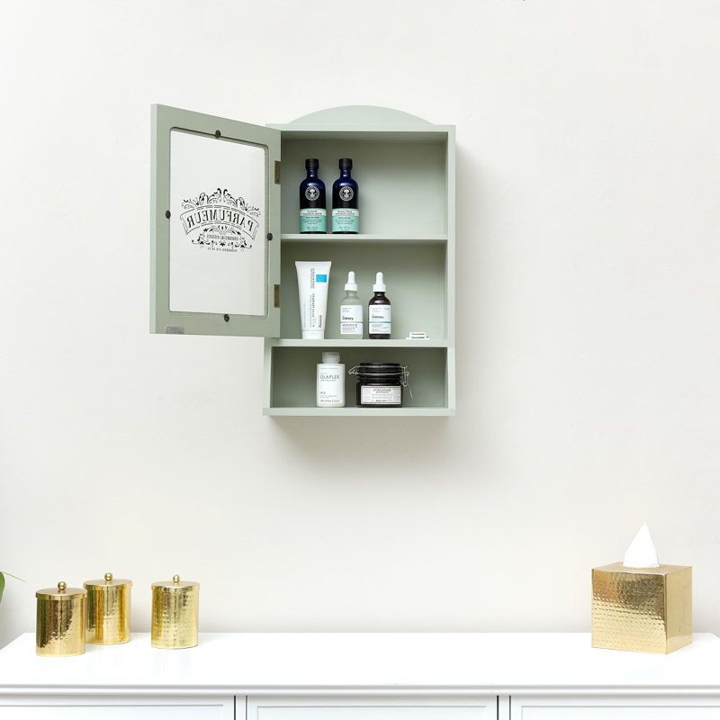 Breneman Bathroom Cabinet, Sage Green