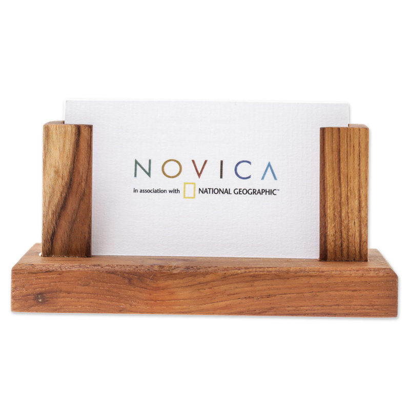 Porte-carte de place Teakwood Simply Business