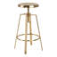 Goose Swivel Adjustable Height Counter Stool with Metal Frame