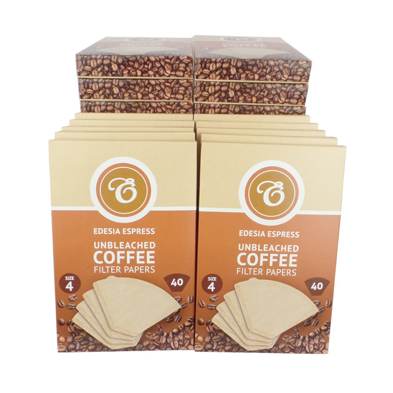 30 X 40 Size 4 Brown Coffee Filter Paper Cones
