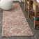 Truman Bohemian Medallion Textured Weave Red/Taupe Indoor/Outdoor Rug