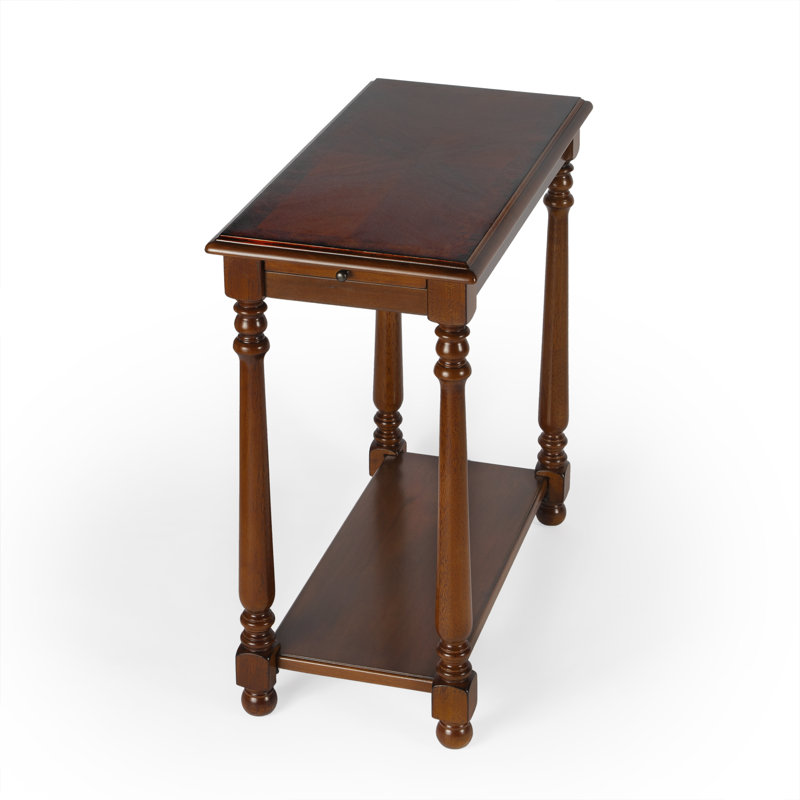 Table de bout avec rangement Leann, Burl