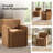 Gosselin 22.5''W Modern Moveable Dining Chair With Storage-240394598