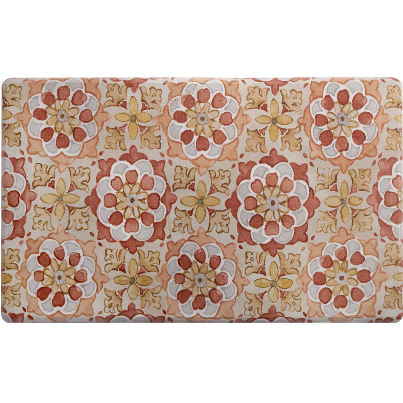 Tapis floral anti-fatigue Cozy Living, Rectangle 1 pi 5,5 po x 2 pi 6 po