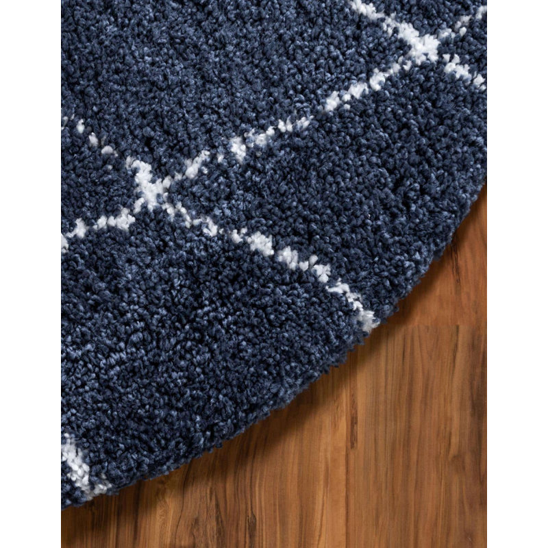 Scottsville Geometric Indoor Rug, Round 5'1"
