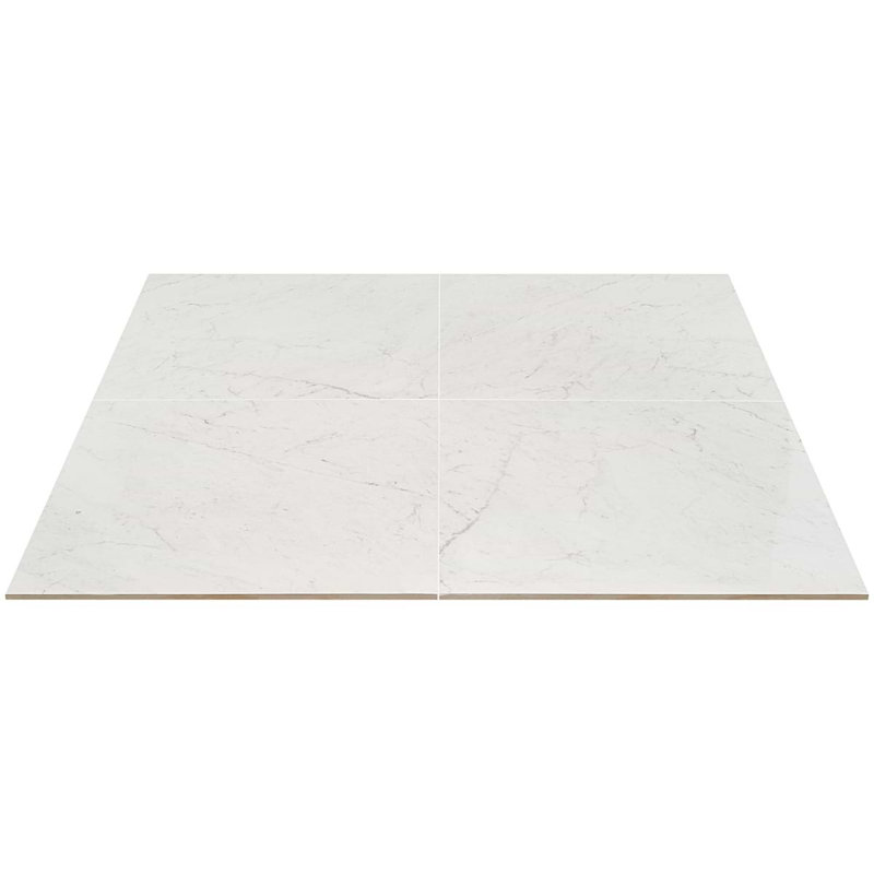Dreamstone 24X24 Polished Porcelain Tile, Carrara Giola Polished
