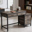 Bureau, table d'écriture, bureau d'ordinateur avec armoire à tiroirs-310788766
