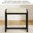 Grosmark Makeup Vanity Desk with Stool and LED Mirror-322306256