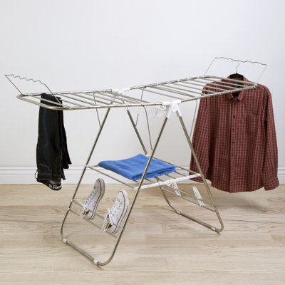 Everyday Home Clothes Drying Rack - Folding Indoor or Outdoor Portable Dryer for Clothing and Towels - Collapsible Laundry Clothes Stand