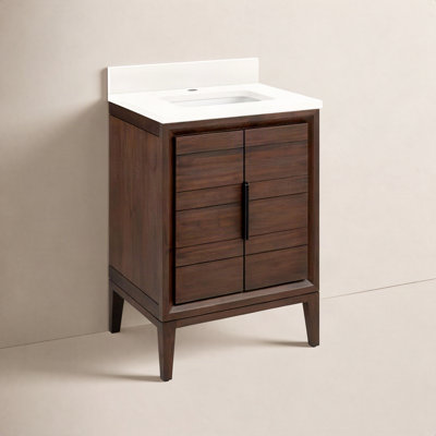 Aliso 24" Carrara Marble Single Bathroom Vanity