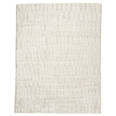 Classics Hand-Knotted Wool Ivory Area Rug