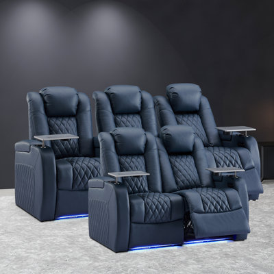 Ensemble de 5 fauteuils inclinables pour cinéma maison