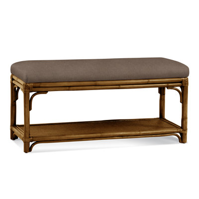 Banc de rangement en osier Summer Retreat