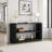 Modern 59" Console Table - Slim Sofa Table with Triple Open Shelves - Curved Fluted Design-641148605