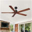 Ventilateur de plafond 60 po noir Lowe