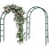 Kristy 94" H x 55" W Metal Arched Trellis