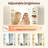 All-In-One Makeup Vanity With Lights & Outlet & See-Through Desktop