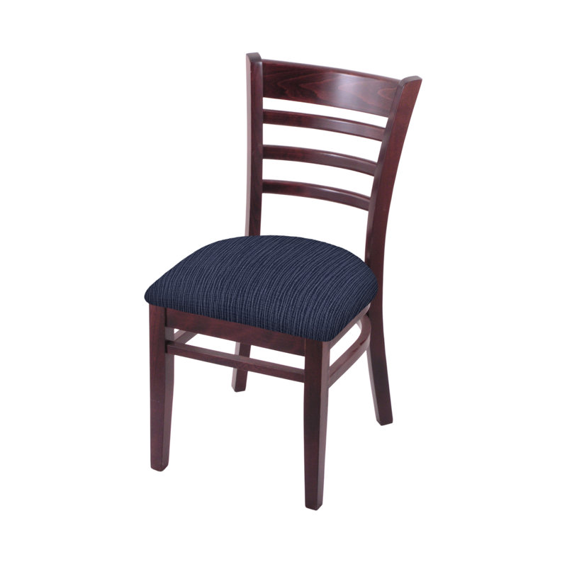 18'' H Upholstered Beech Side Chair, Dark Cherry, Graph Anchor