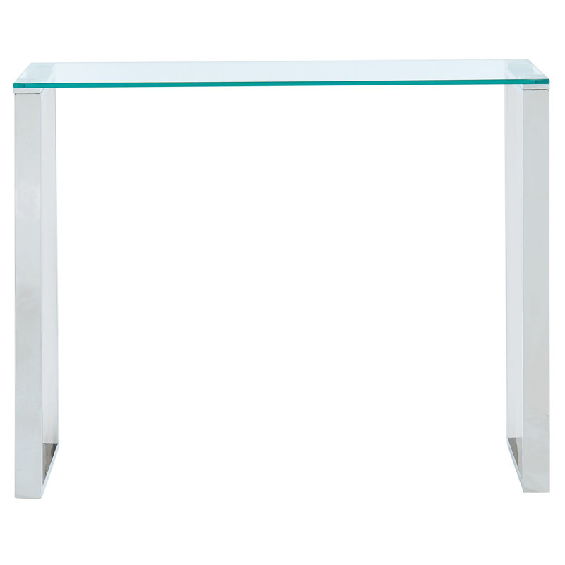 Console / bureau Eric en argent