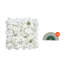 Panneau de fleurs 3D artificiel pour fond de mariage -1127429751-1119586508