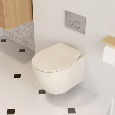 Toilettes suspendues allongées Liberty 1,28 GPF (siège inclus)
