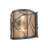 Rustic Lodge Steel Flush Mounted Sconce
