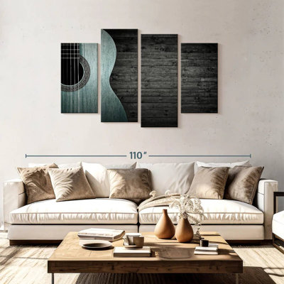 Abarca Vignette, guitare bleue