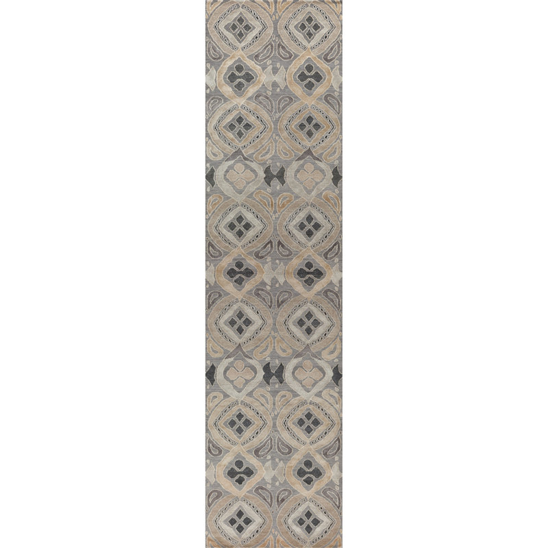 Bali Geometric Area Rug, Runner 3' x 12'