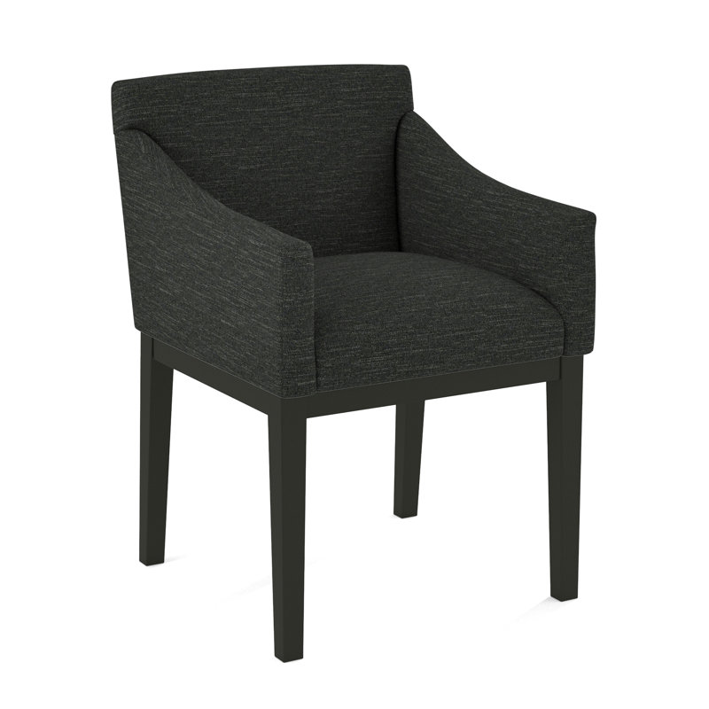 Upholstered Arm Chair, 61391-88, Black