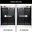 Porte de douche coulissante sans cadre avec verre teinté 3/8 po l 56-60 po x H 74 po Elan-98714662