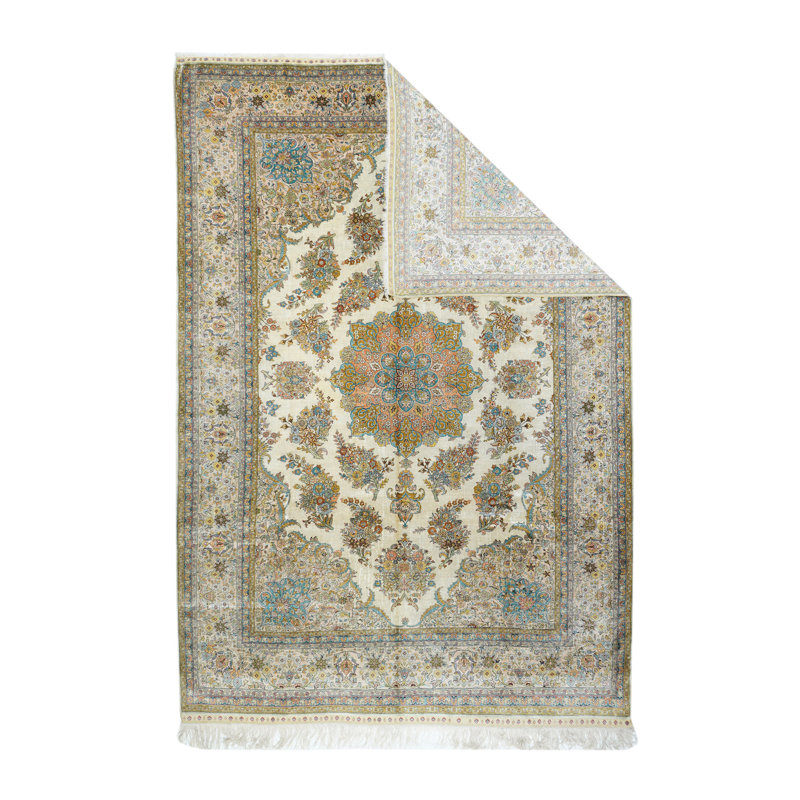 Silk Striped Area Rug