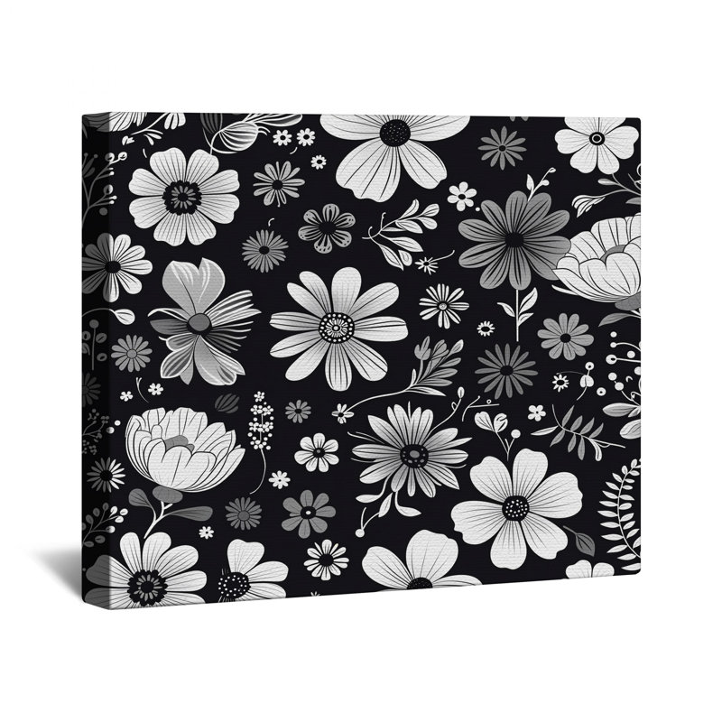 Papier peint floral sur toile - Décoration murale nature en plusieurs tailles, 11 x 14 pouces