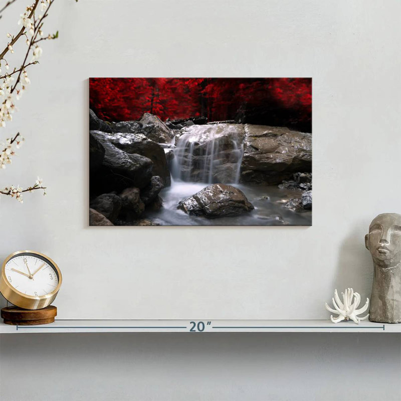 Alvord Forest Waterfall, 8" H x 12" W