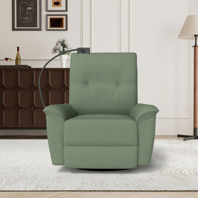 Fauteuil inclinable électrique surdimensionné avec support pour téléphone et charge USB