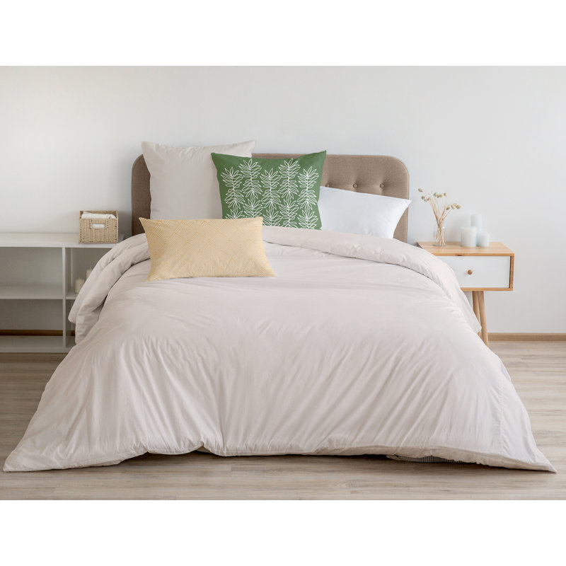Coussin Bee and Comb, H 26 po x l 26 po, Olive / floral blanc