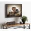 Vintage Hockey Gear by Saint and Sailor Studios Framed Canvas Wall Art Print