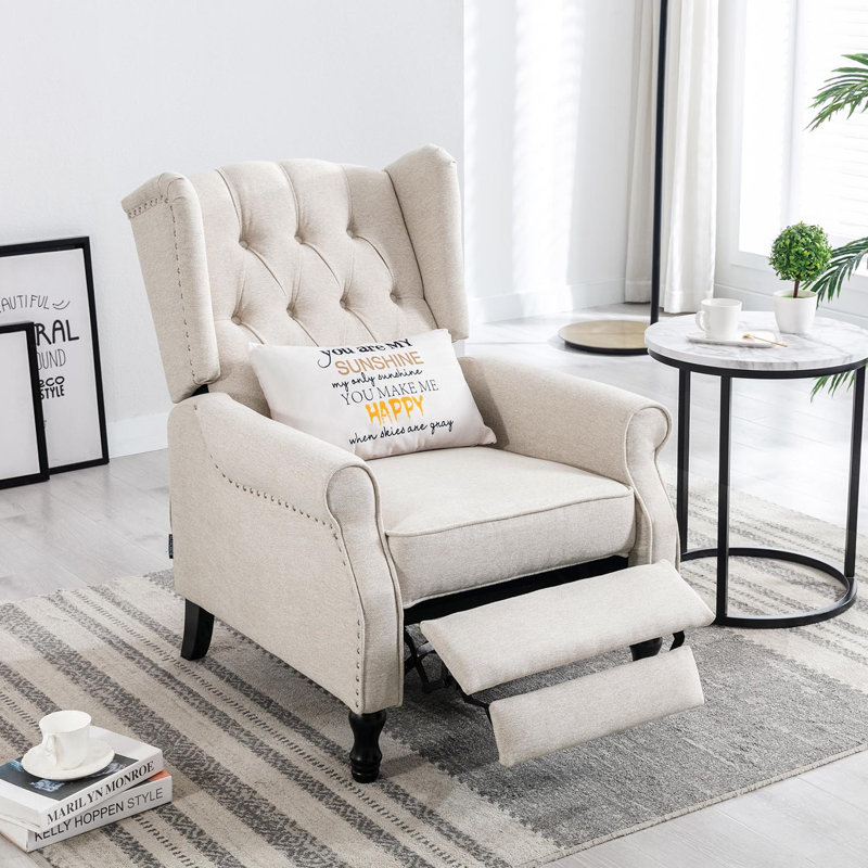 Druv Recliner, Grass Green Flannelette