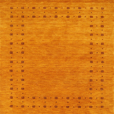 Tapis abstrait orange