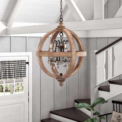 Rhoades 4 - Light Dimmable Globe Chandelier