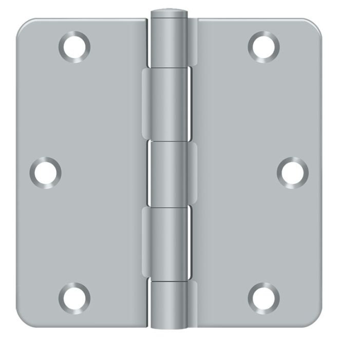 3.5" H x 3.5" W Butt Bearing Single Door Hinge Deltana 