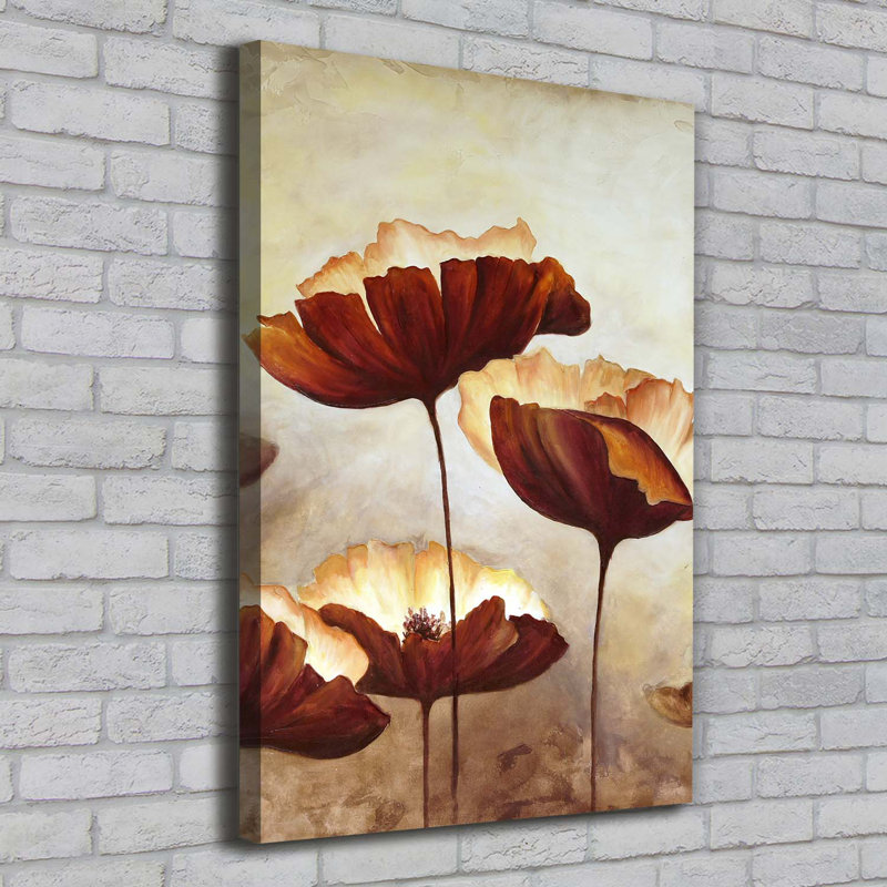 Field Poppies - Wrapped Canvas Print